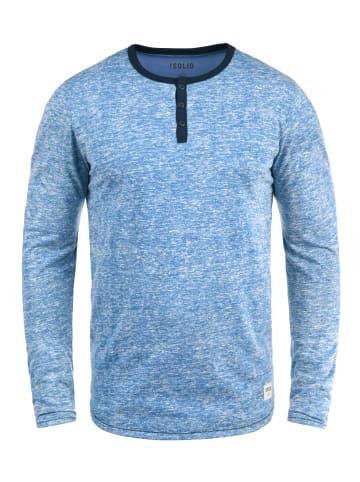 !SOLID Rundhalsshirt in blau