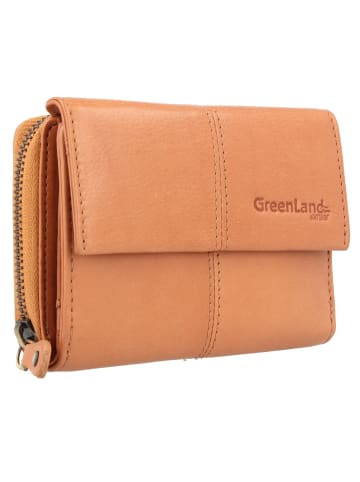 Greenland Nature Nature Soft Geldbörse RFID Leder 13 cm in mandarin