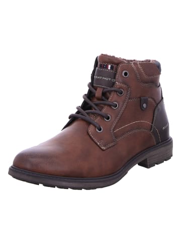 Tom Tailor Schnürstiefel in braun