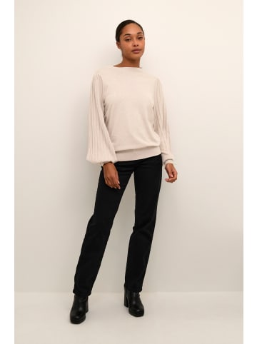 Kaffe Strickpullover KAlone in Classic Sand Melange