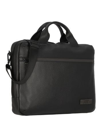 Jost Stockholm Aktentasche 37 cm Laptopfach in schwarz