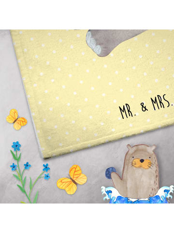 Mr. & Mrs. Panda Handtuch Klein Elefant Biene ohne Spruch in Gelb Pastell