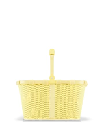 Reisenthel Carrybag - Einkaufskorb (cord dark matcha) in frame mesh lemon