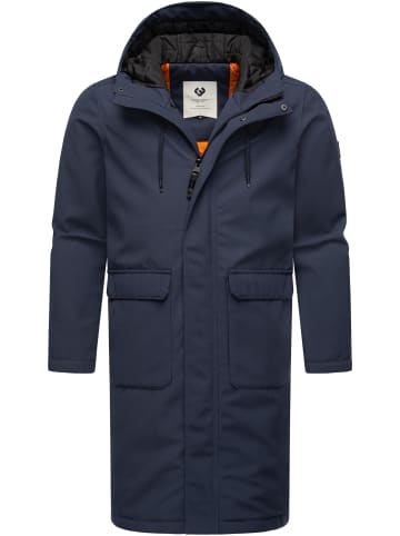 ragwear Wintermantel Mr Them Long in Navy