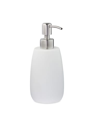 relaxdays 2 x Seifenspender in Weiß - 0,3 l