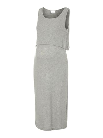 mama licious Kleid in Light Grey Melange