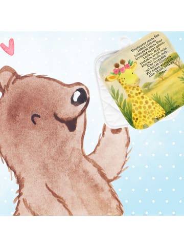 Mr. & Mrs. Panda Ofenhandschuhe Giraffe Blumenkranz Design mit S... in Weiß