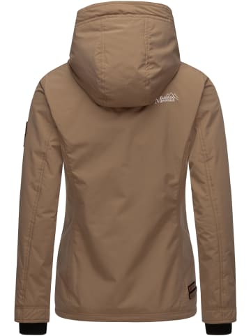 Marikoo Übergangsjacke Brombeere in Taupe