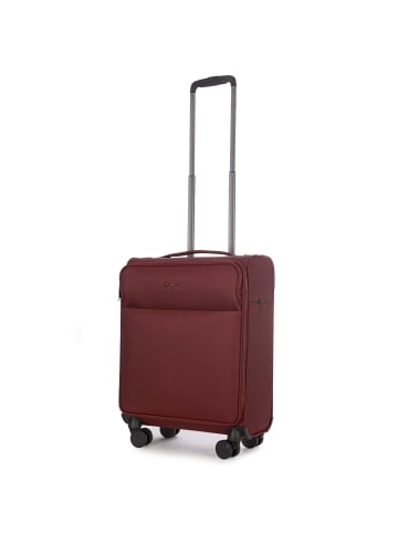 Stratic Light + -4-Rollen-Kabinentrolley 55 cm (dark red) in dark red