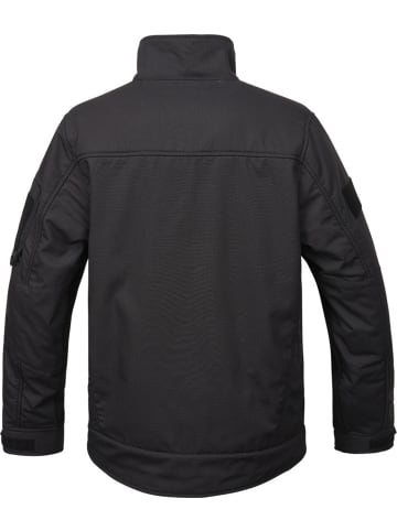 Brandit Fleecejacke/Fleecepullover "Fleece Ripstop Jacket" in Schwarz