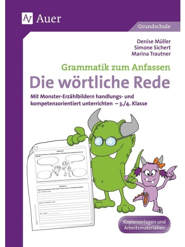 Auer Verlag Wörtliche Rede | Mit Monster-Erzählbildern handlungs- und kompetenzorientiert...
