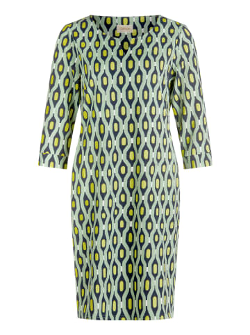 CARTOON Casual-Kleid mit Muster in Green/Yellow