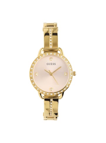 Guess Stahl Quarzuhr Guess Gold