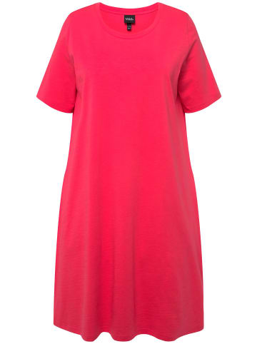 Ulla Popken Jerseykleid in hibiskusrot