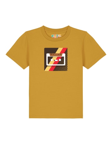 wat? Apparel T-Shirt Kassette in Ocker