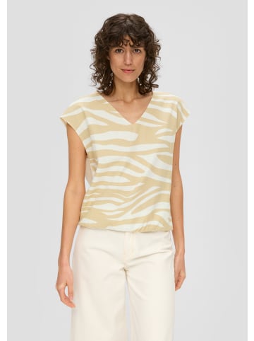 s.Oliver T-Shirt in 81A0_beige