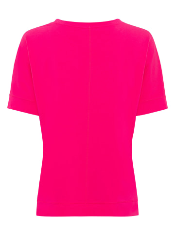 Olsen Rundhalsshirt in Magenta