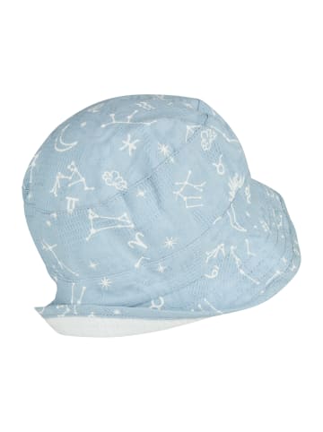 Sterntaler Wende-Fischerhut Sternbild in blaugrau