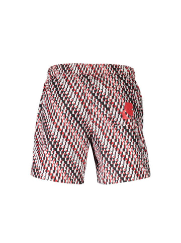 Karl Lagerfeld Schwarze Polyester-Badeshorts