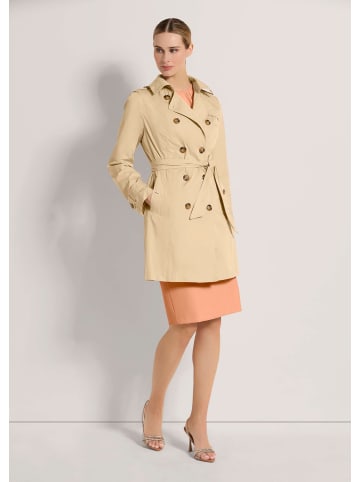 MADELEINE Kurzer Trenchcoat in beige