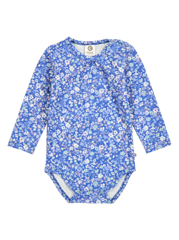 müsli Langarmbody in Azure blue/ Nectar/ Tofu