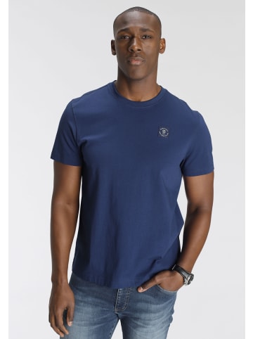 Delmao Rundhalsshirt in blau