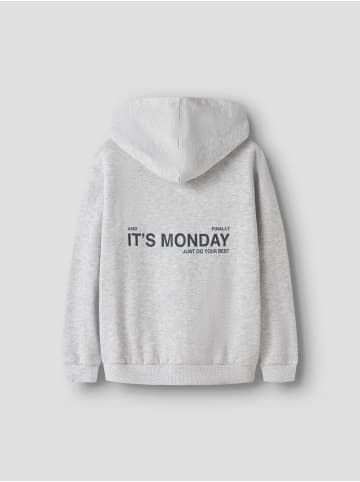 name it Hoodie in Light Grey Melange1