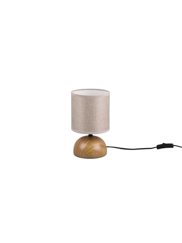 Reality Leuchten Tischleuchte LUCI in Holznachbildung