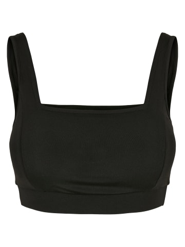 Urban Classics Urban Classics Damen Ladies Recycled Squared Sports Bra in black