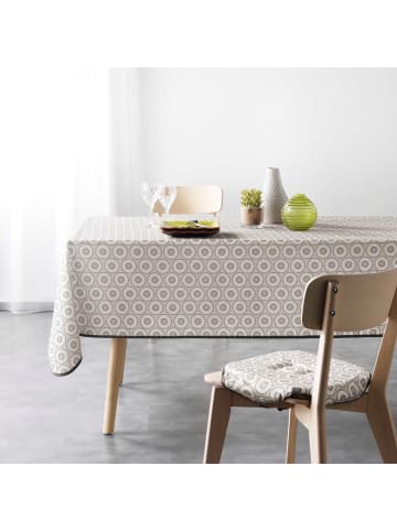 Douceur d’Intérieur Rechteckige Tischdecke EROS in Grau, (B) 150 x (L) 240 cm
