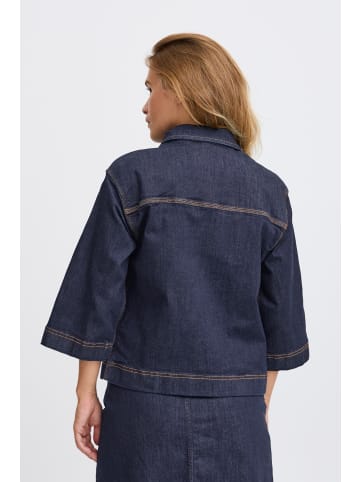PULZ Jeans Jeansjacke PZKATJA Casual fit in Un-Washed Denim
