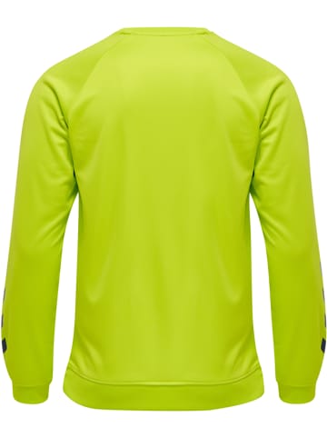 Hummel Poly Sweatshirt Hmlpromo Poly Sweatshirt in LIME PUNCH