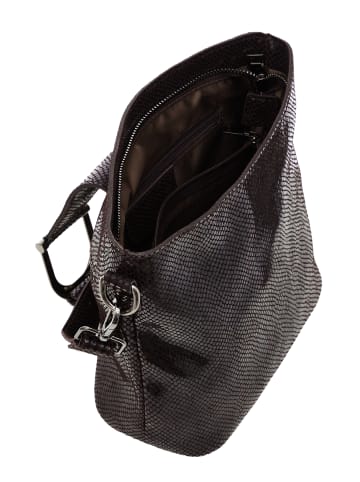 NAEMI Damen Schultertaschen in Coffee Mehrfarbig