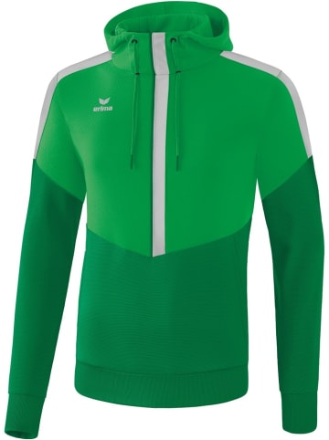 erima Trainingsjacke "Squad Kapuzensweat" in Grün