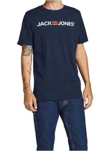 Jack & Jones T-Shirt 3er Pack in Weiß/Marineblau/Schwarz