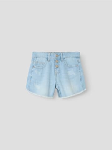 name it Jeansshorts in Light Blue Bleached Denim