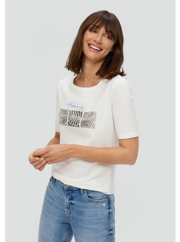 s.Oliver T-Shirt in 02D3_ecru