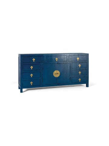 Giner y Colomer Sideboard mit mehreren Türen und blauen Schubladen in Blue