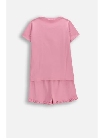 Coccodrillo Mädchenpyjama in gedämpftes Rosa