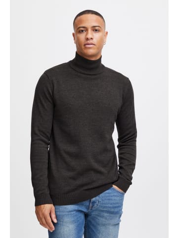 !SOLID Rollkragenpullover SDAgrio 21300420-ME Rollkragenpulli mit abgesetztem Strickmuster in Grau
