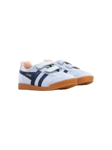 Gola Kinder-Sneaker aus Leder „Barrier Strap“ Blau