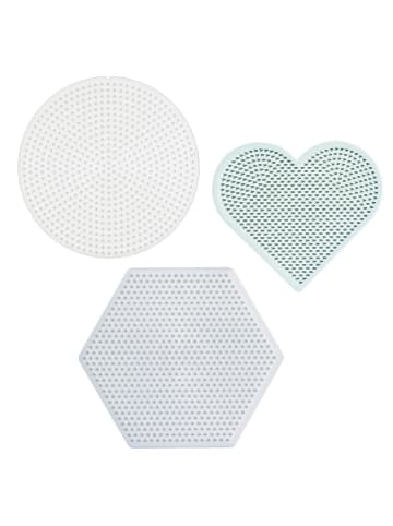 Hama Stiftplatten-Set Basic I, weiß für Mini-Bügelperlen - ab 10 Jahren