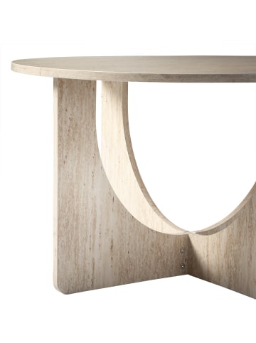 CALICOSY Couchtisch MARTA in Beige - (W)70  x (H)42  x (L)70 cm