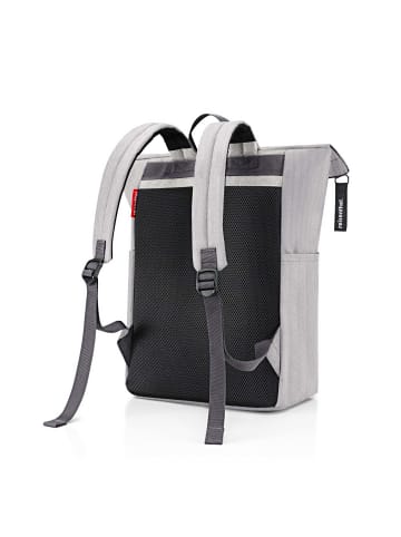 Reisenthel travelling rolltop - Rucksack 15.6" 53 cm (herringbone grey) in herringbone grey