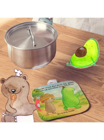 Mr. & Mrs. Panda Ofenhandschuhe Schildkröte Maus Design mit Spruch in Weiß