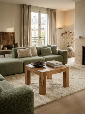 KADIMA DESIGN Couchtisch Massiv-Holz 60 cm breit Wohnzimmer-Tisch Design in Akazie