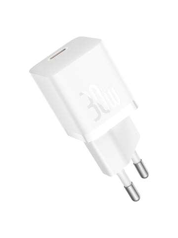 Baseus GaN5 30W USB-C Mini Schnellladegerät Weiß
