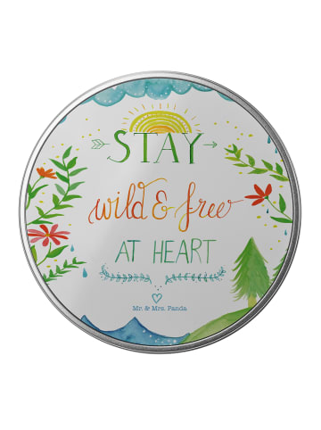 Mr. & Mrs. Panda Metalldose Stay wild & free at heart mit Spruch in Bunt