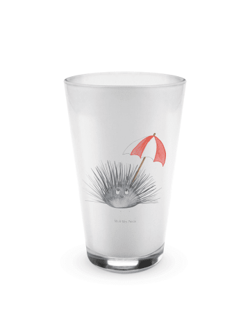 Mr. & Mrs. Panda Blümchentailglas Seeigel ohne Spruch in Transparent