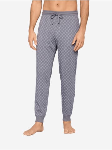 JOOP! Pyjamahose Leisure in Cornflower AOP Lava Smoke